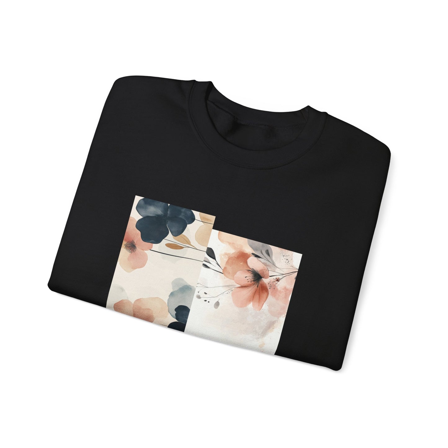 Floral Inspirational Crewneck Sweatshirt - Cozy Unisex Pullover for Art Lovers, Gifts, Motivation, Spring Fashion, Home Comfort