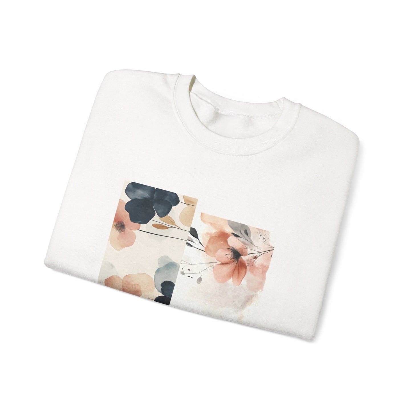 Floral Inspirational Crewneck Sweatshirt - Cozy Unisex Pullover for Art Lovers, Gifts, Motivation, Spring Fashion, Home Comfort