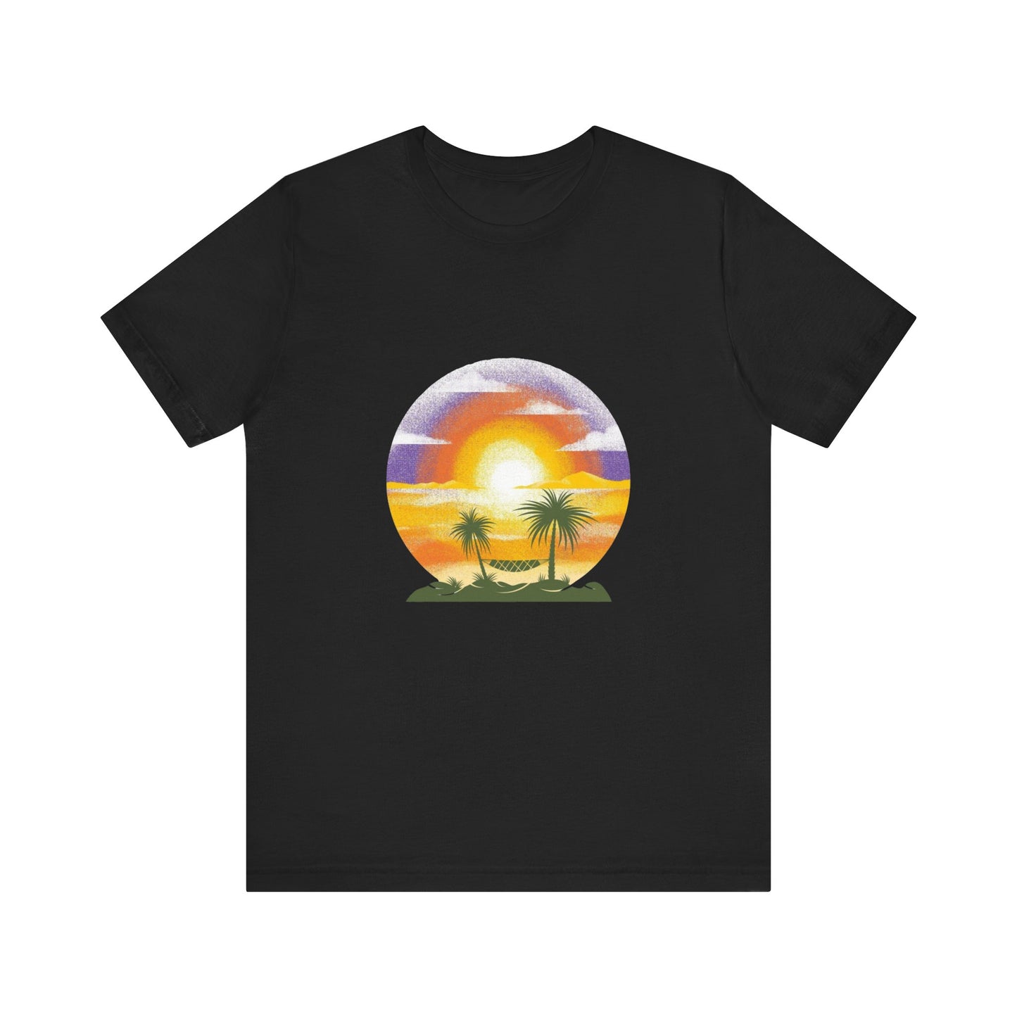Tropical Sunset T-Shirt – Beach Lover Tee, Summer Vacation Shirt, Travel Gift, Casual Summer Outfit for Men & Women