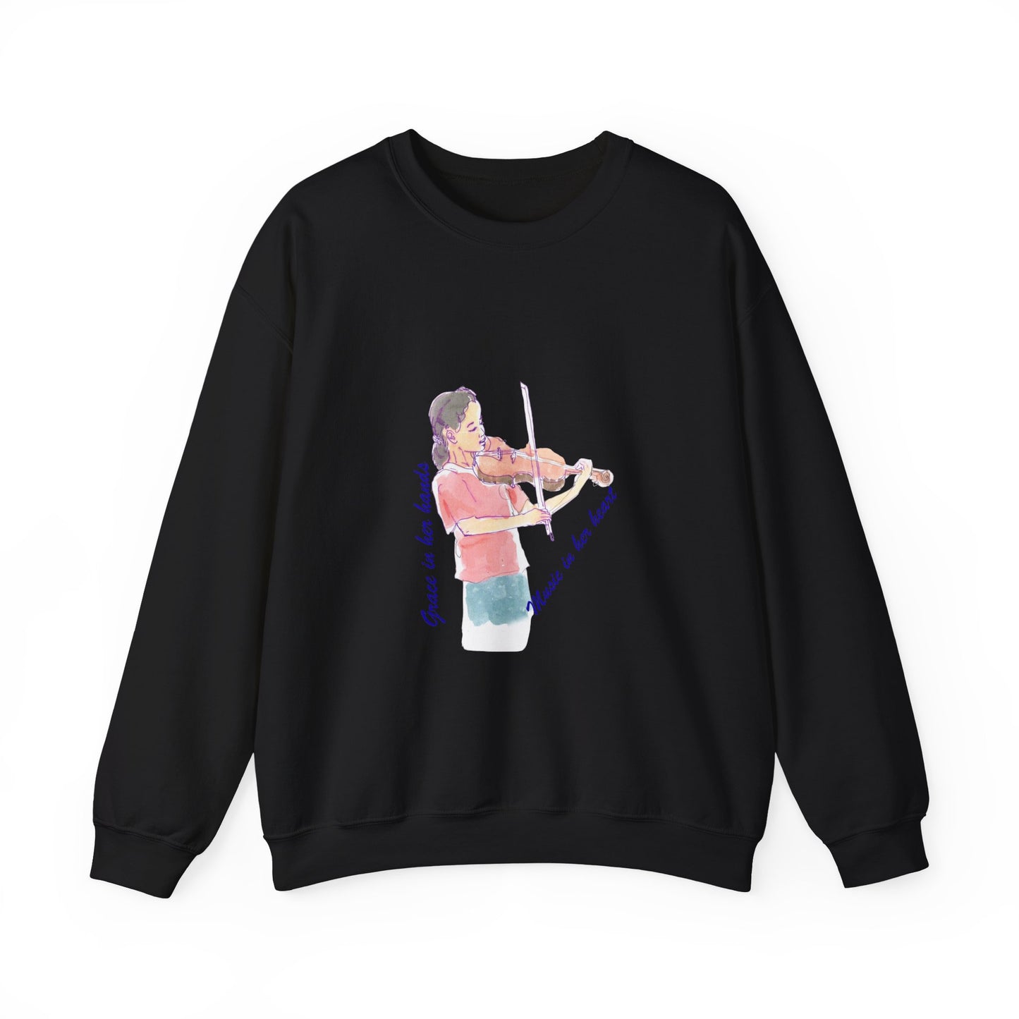 Musical Inspiration Sweatshirt – Unisex Crewneck for Musicians, Cozy Music Lover Gift, Artsy & Inspirational Sweater, Unique Music Apparel