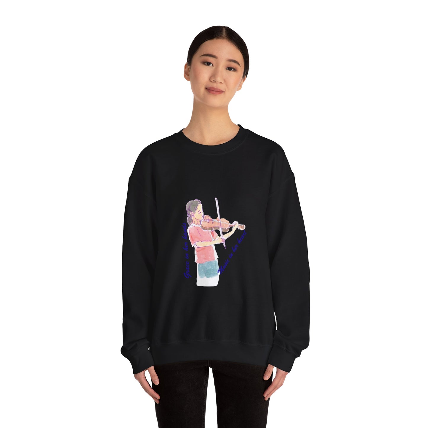 Musical Inspiration Sweatshirt – Unisex Crewneck for Musicians, Cozy Music Lover Gift, Artsy & Inspirational Sweater, Unique Music Apparel