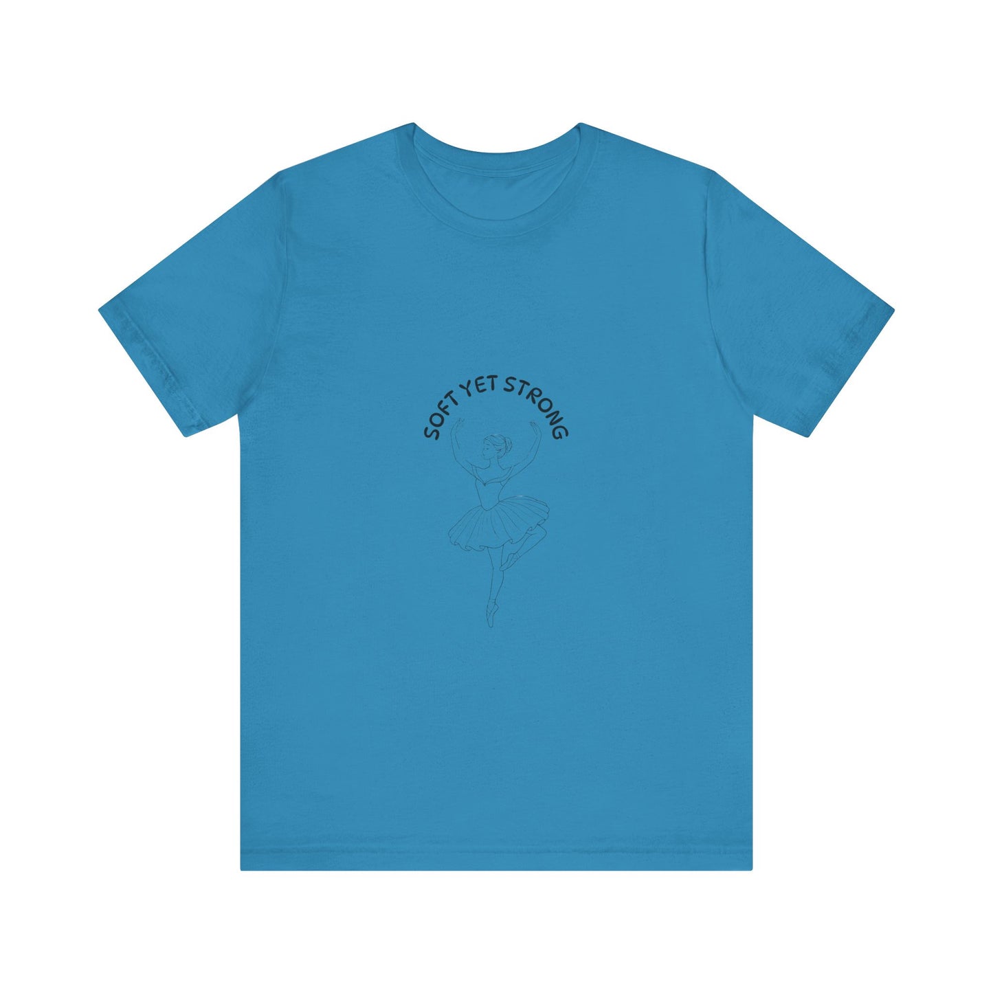 Soft Yet Strong Minimalist T-Shirt | Unisex Inspirational Graphic Tee | Feminist Aesthetic Shirt & Motivational Gift