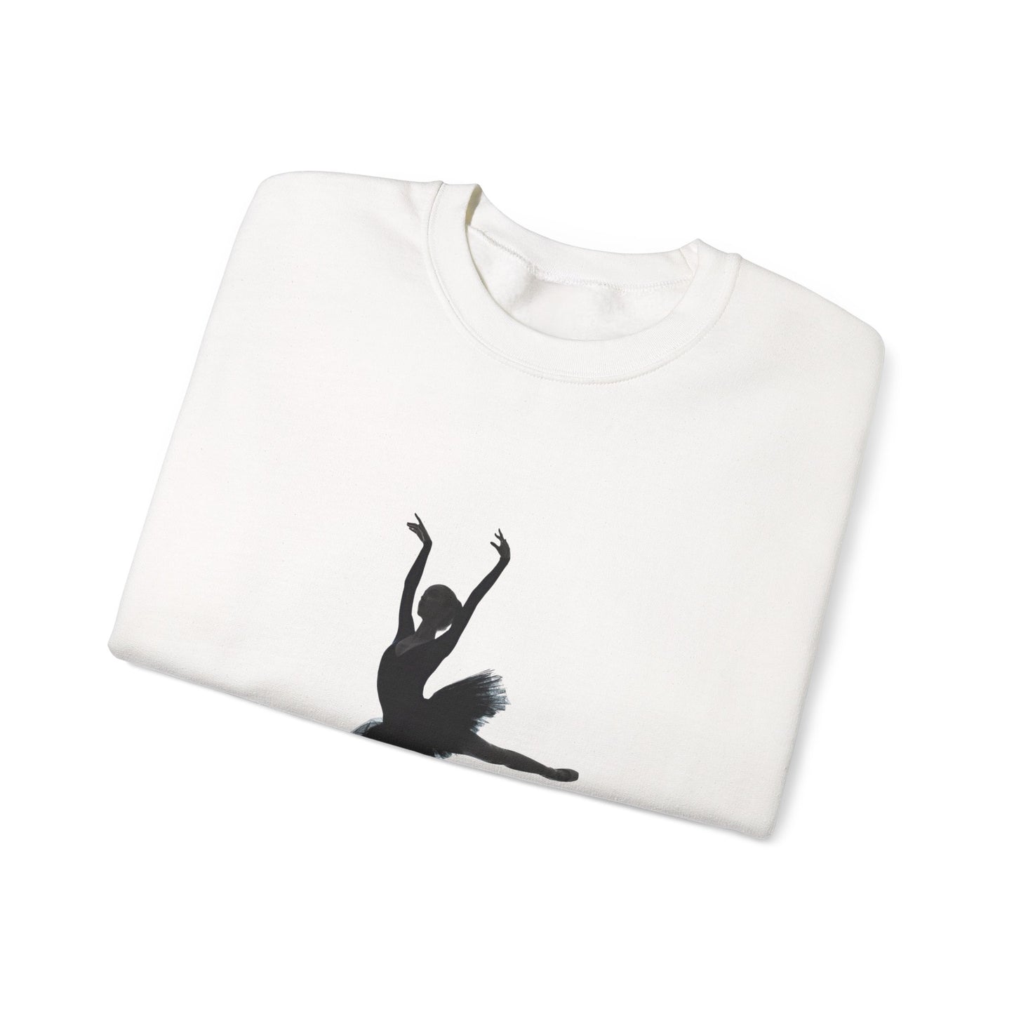 Ballet Dancer Crewneck Sweatshirt – Inspirational Dance Apparel, Cozy Unisex Sweater for Ballet Lovers, Unique Gift for Dancers & Art Enthusiasts