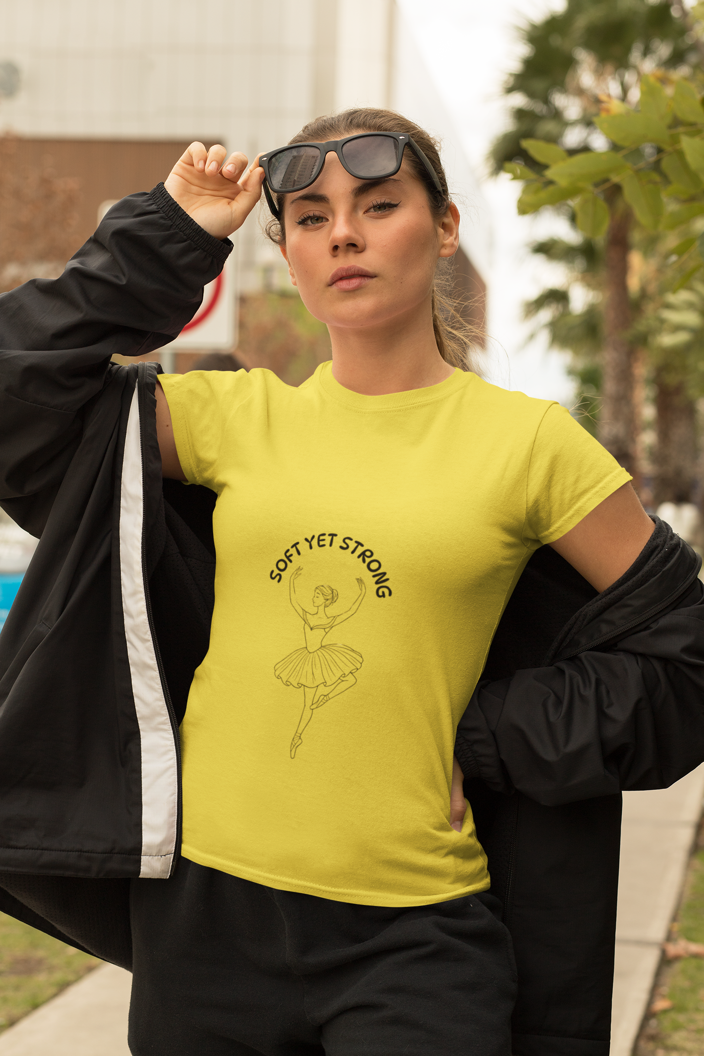 Soft Yet Strong Minimalist T-Shirt | Unisex Inspirational Graphic Tee | Feminist Aesthetic Shirt & Motivational Gift