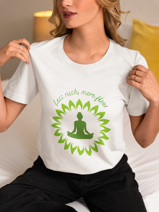 Mindful Living Unisex T-Shirt – Yoga Tee, Meditation Apparel, Spiritual Gift for Wellness & Mindfulness Enthusiasts