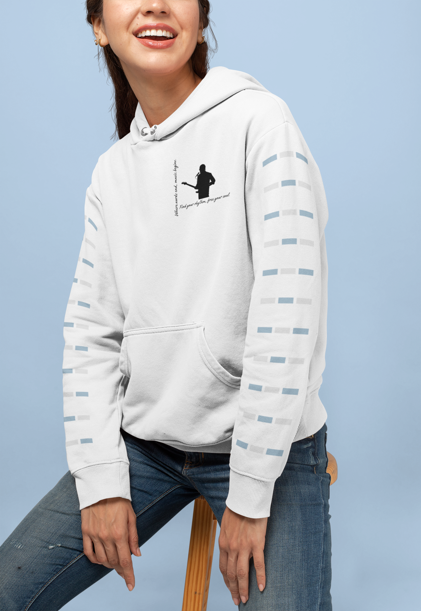 Unisex Music Inspired Hoodie – Cozy Sweatshirt for Concerts, Musicians & Everyday Casual Wear