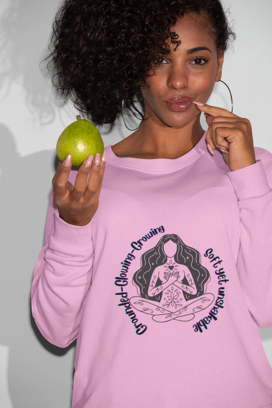 Dreaming Goddess Graphic Crewneck Sweatshirt – Cozy Unisex Pullover for Everyday Wear, Relaxation & Gifting