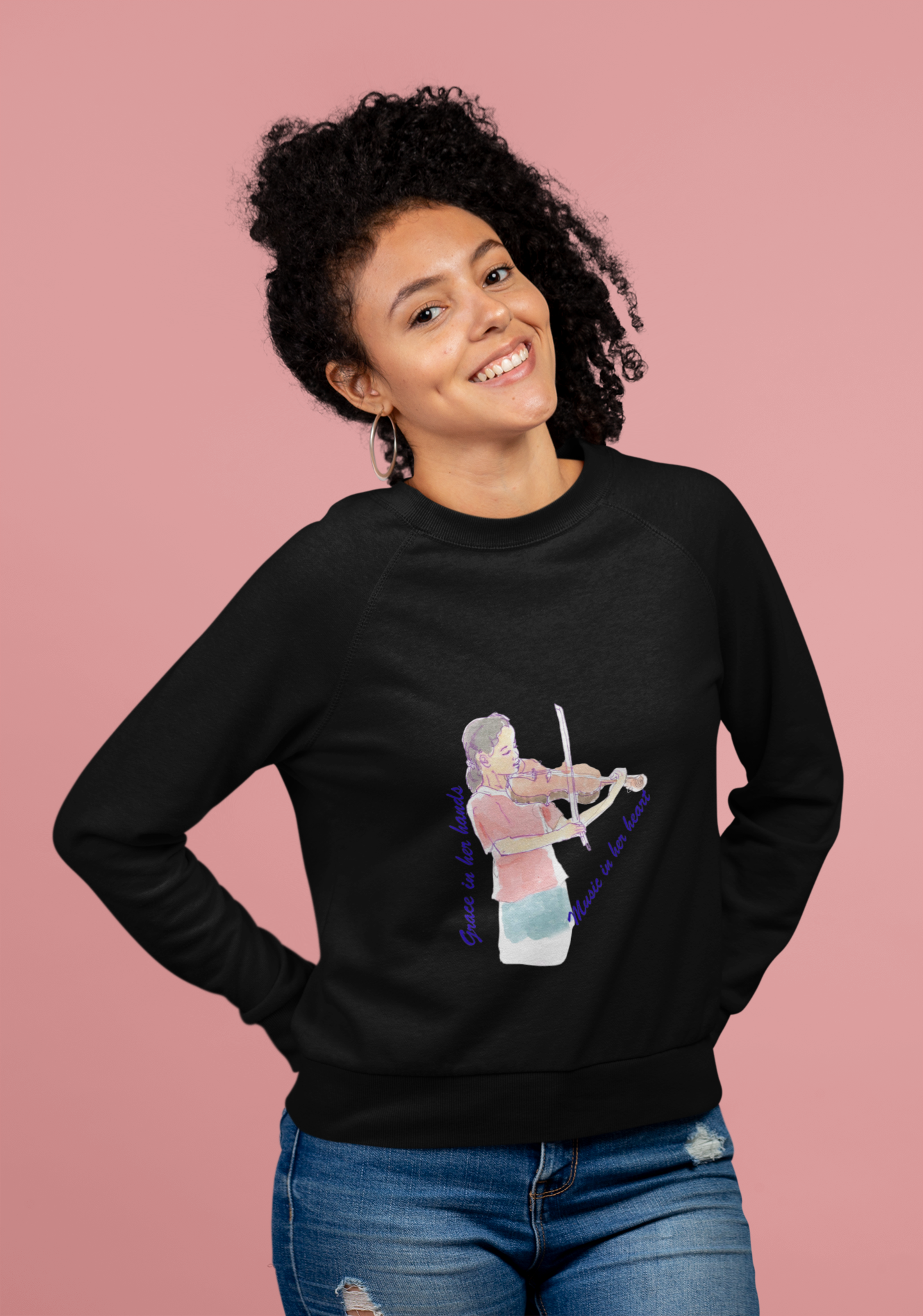 Musical Inspiration Sweatshirt – Unisex Crewneck for Musicians, Cozy Music Lover Gift, Artsy & Inspirational Sweater, Unique Music Apparel