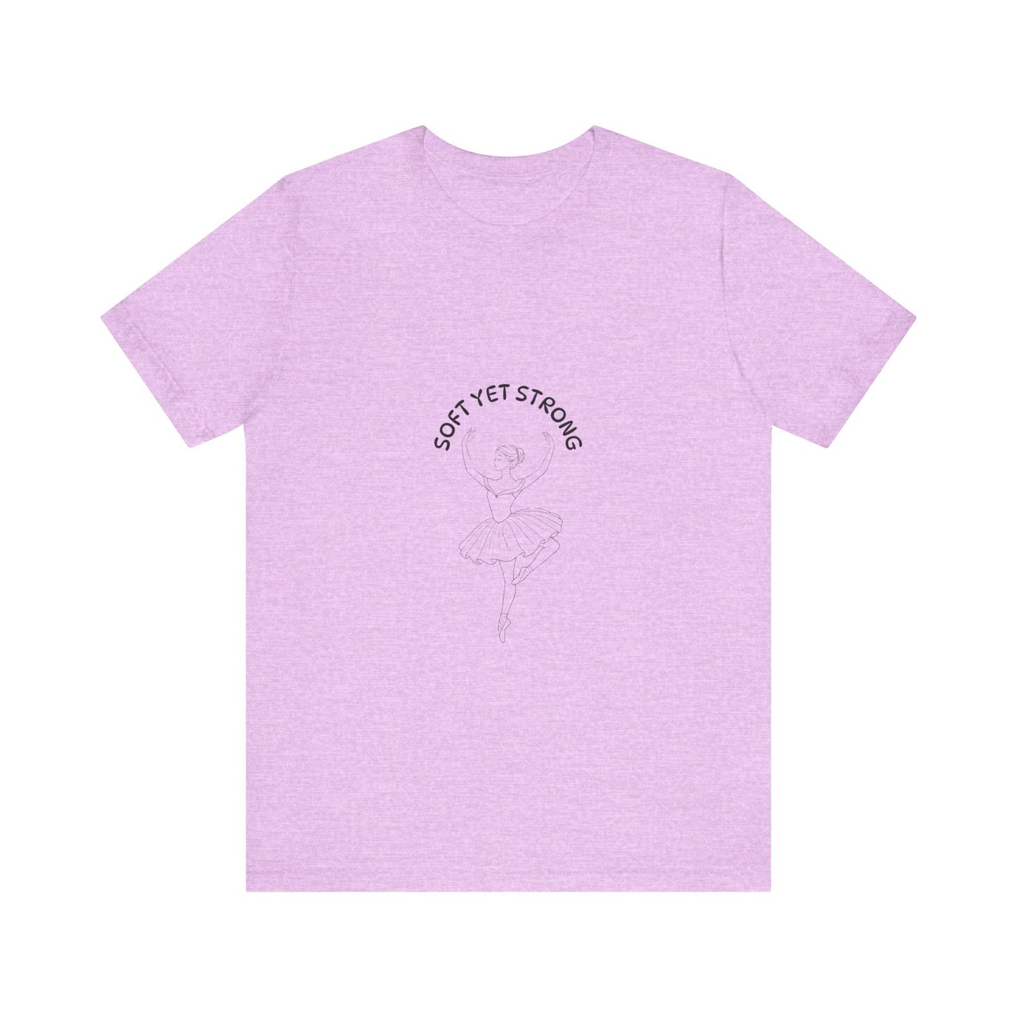 Soft Yet Strong Minimalist T-Shirt | Unisex Inspirational Graphic Tee | Feminist Aesthetic Shirt & Motivational Gift