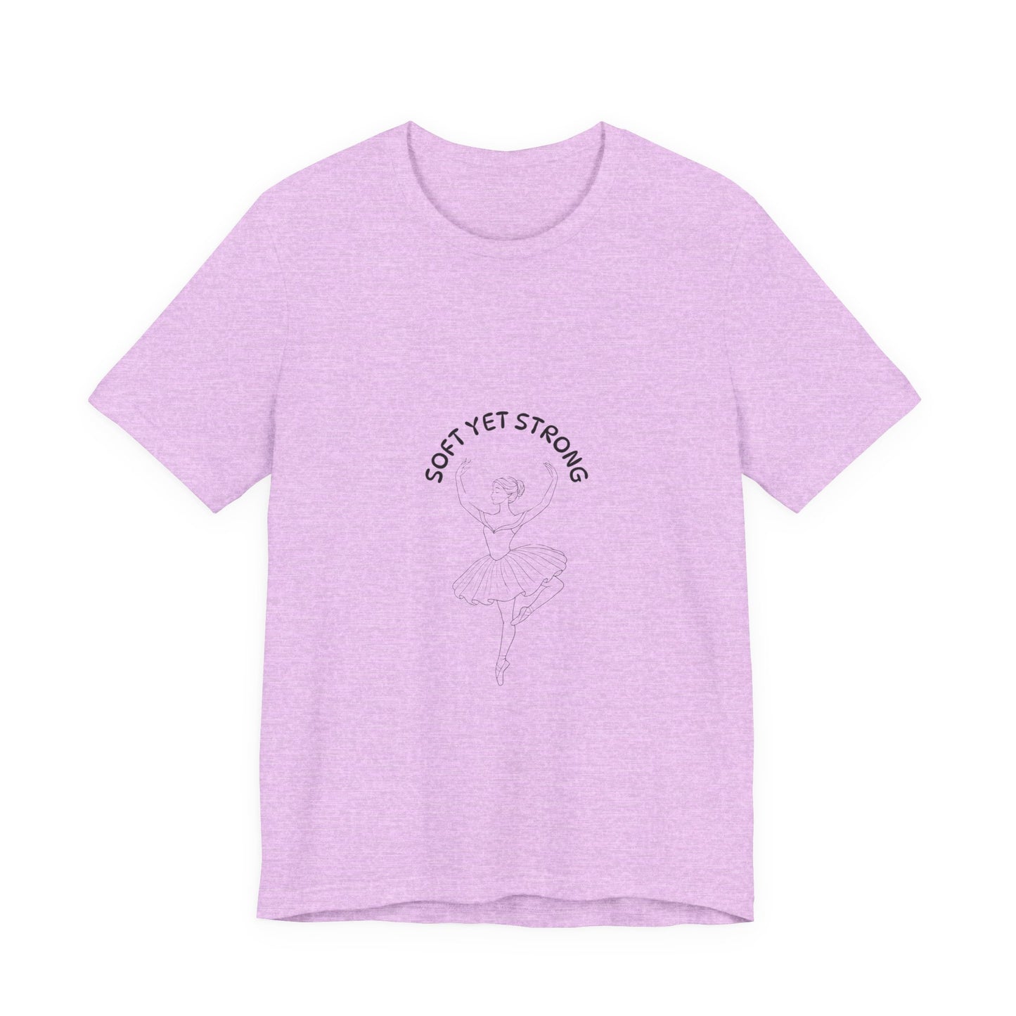 Soft Yet Strong Minimalist T-Shirt | Unisex Inspirational Graphic Tee | Feminist Aesthetic Shirt & Motivational Gift