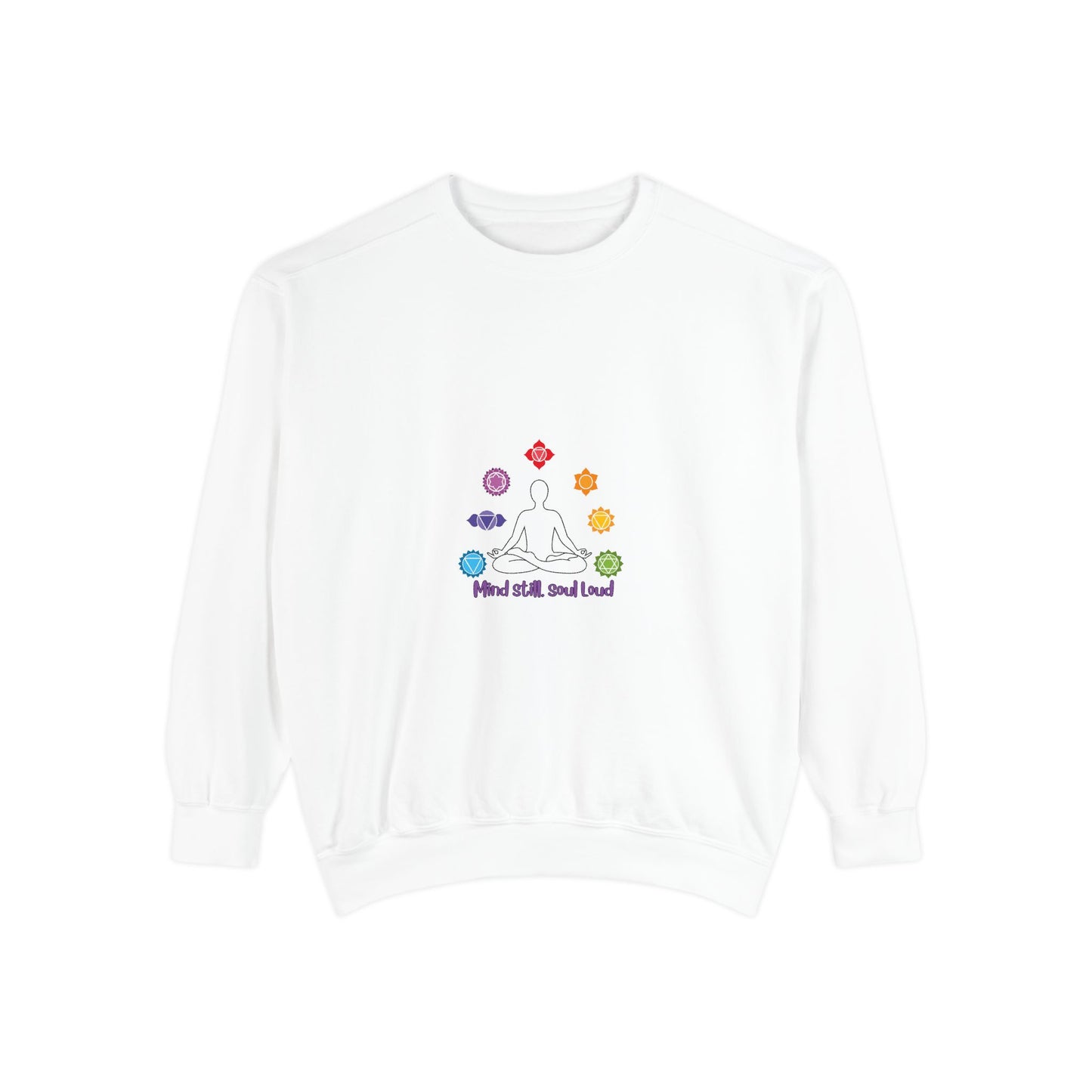 Chakra Rainbow Sweatshirt — Mind Body Soul Love Crewneck