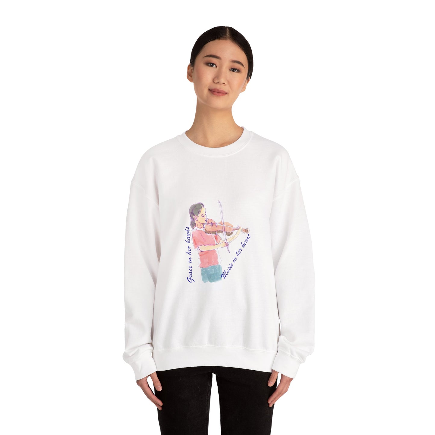 Musical Inspiration Sweatshirt – Unisex Crewneck for Musicians, Cozy Music Lover Gift, Artsy & Inspirational Sweater, Unique Music Apparel