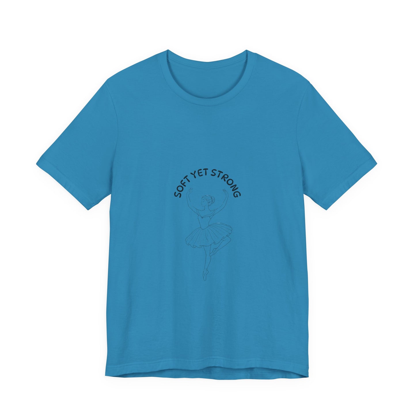 Soft Yet Strong Minimalist T-Shirt | Unisex Inspirational Graphic Tee | Feminist Aesthetic Shirt & Motivational Gift