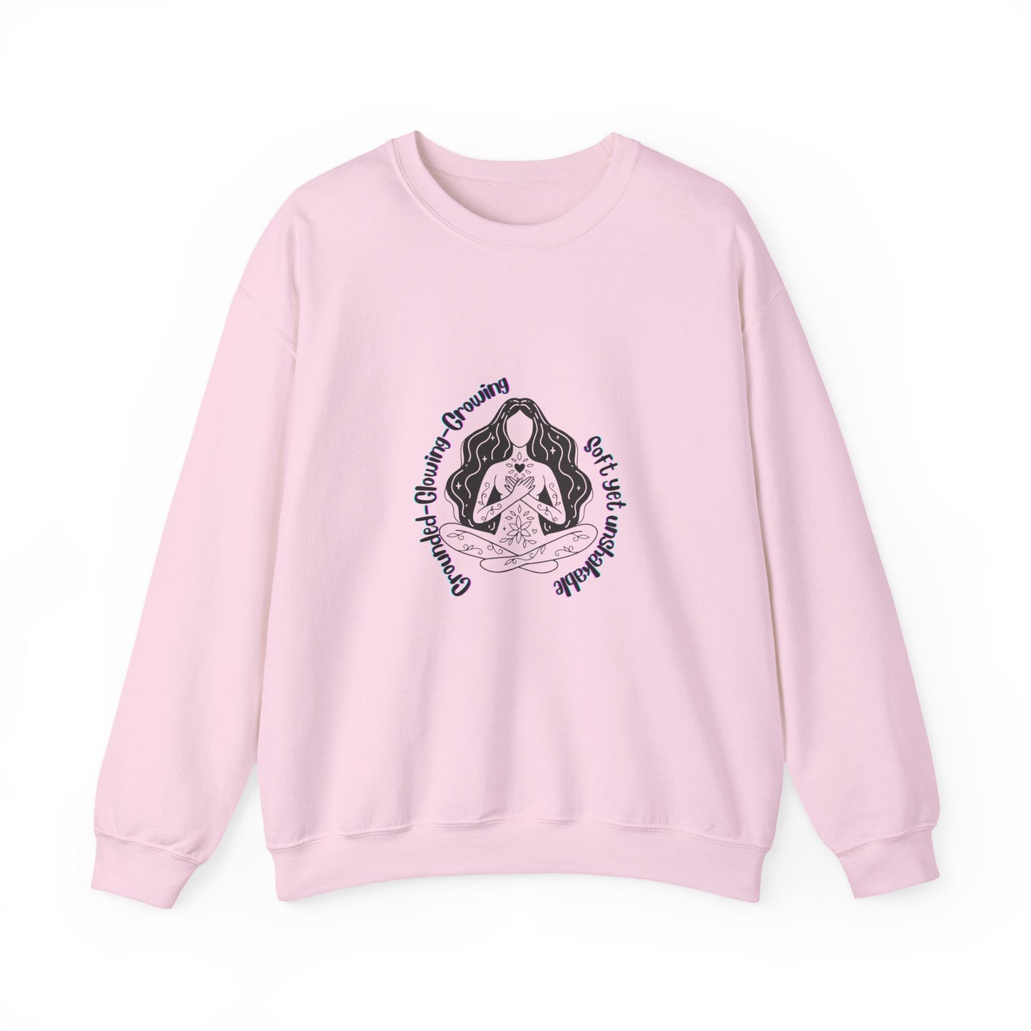 Dreaming Goddess Graphic Crewneck Sweatshirt – Cozy Unisex Pullover for Everyday Wear, Relaxation & Gifting