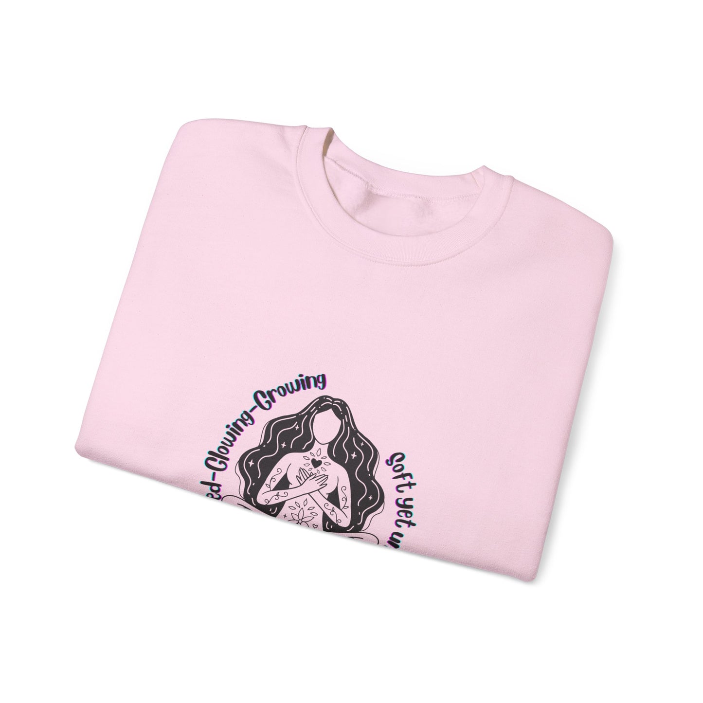 Dreaming Goddess Graphic Crewneck Sweatshirt – Cozy Unisex Pullover for Everyday Wear, Relaxation & Gifting